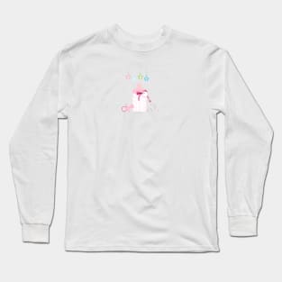 Baby bottle with soother. Baby shower design Long Sleeve T-Shirt